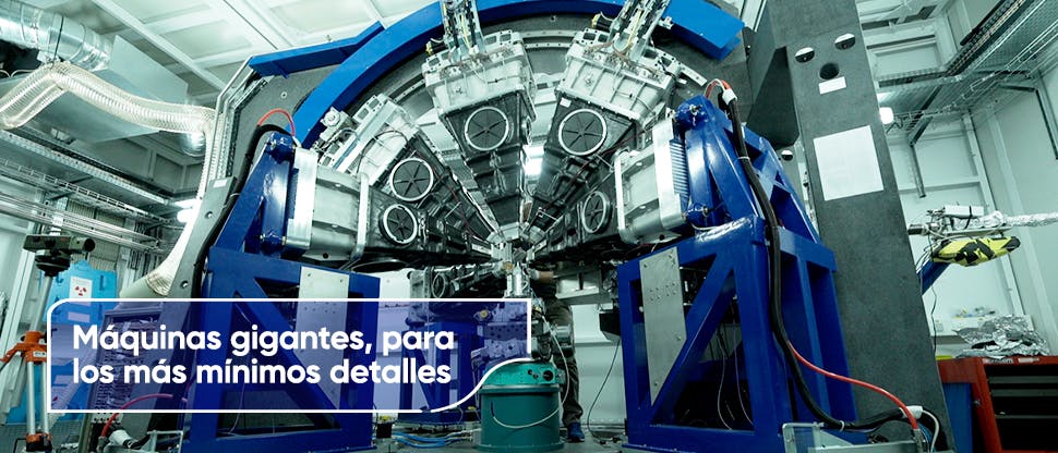 Máquinas gigantes, para los más mínimos detalles