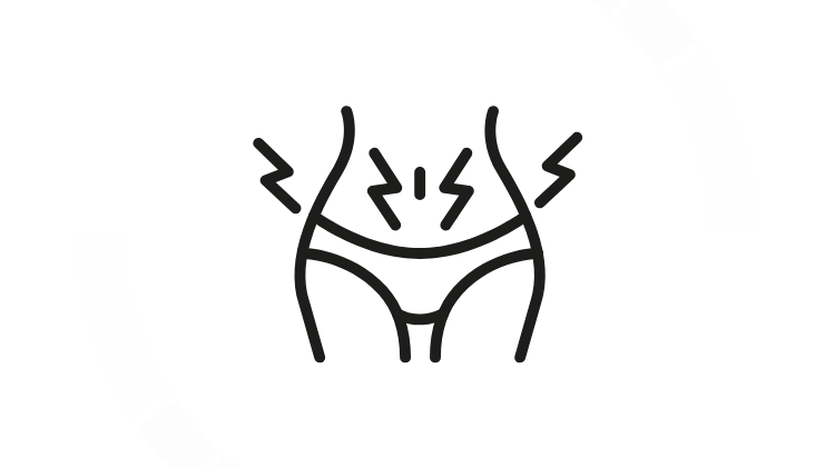 Icone de dismenorrea