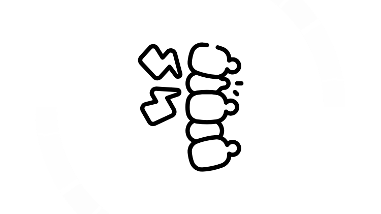 Icone de dolor de espalda