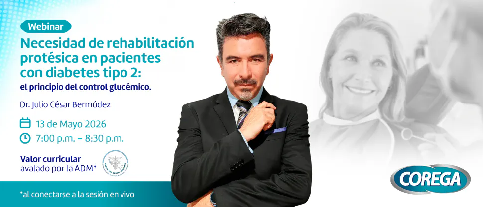 Webinar - Necesidad de rehabilitación protésica en pacientes con diabetes tipo 2: el principio del control glucémico