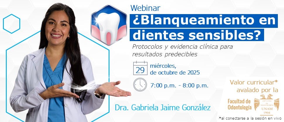 Webinar - ¿Blanqueamiento en dientes sensibles? Protocolos y evidencia clínica para resultados predecibles 