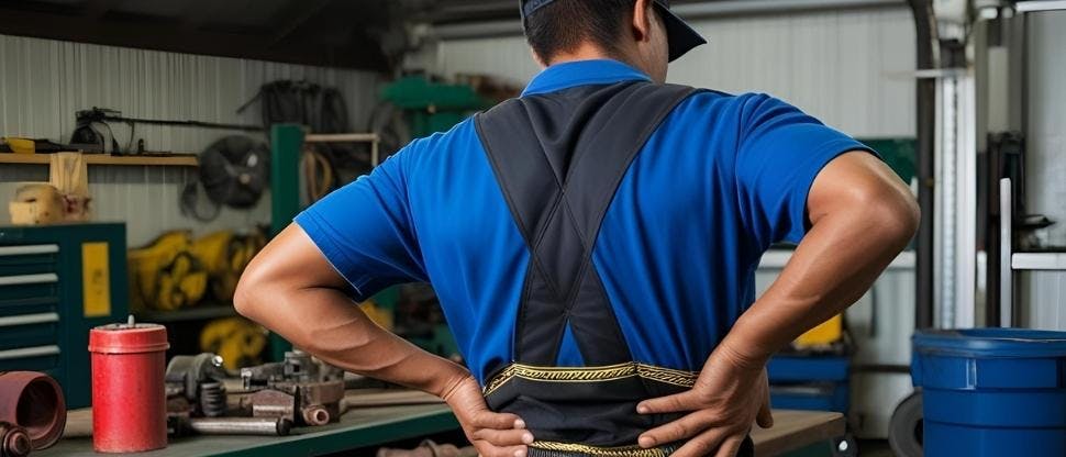 Carlos sufre de dolor de espalda