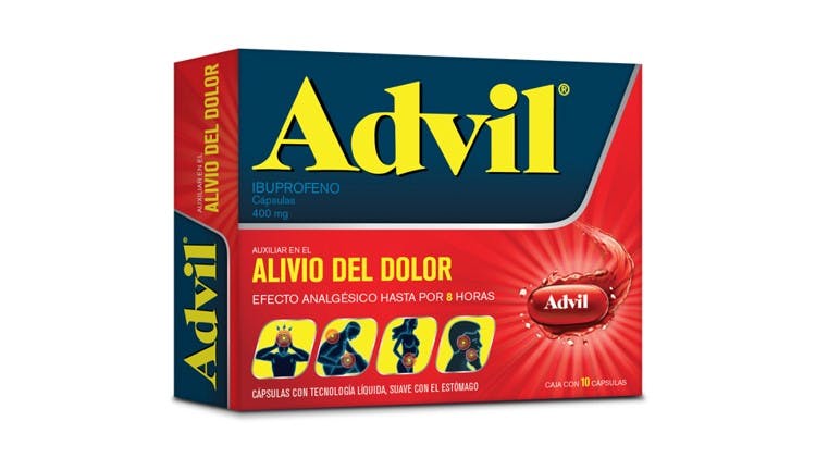 Imagen portafolio Advil cápsulas 400 mg