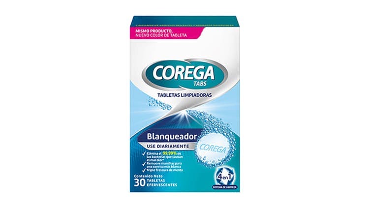 Corega Tabs Blanqueador