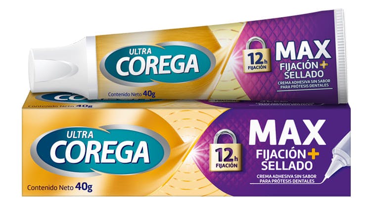 Adhesivo Ultra Corega Max Fijación + Sellado