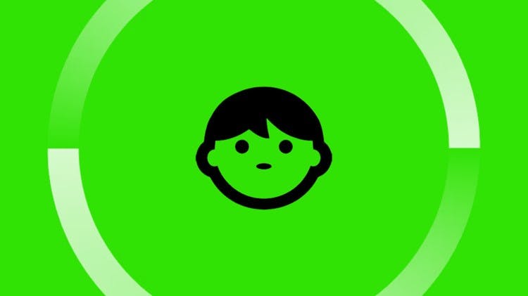 Vector resfriado y gripa en niños - verde
