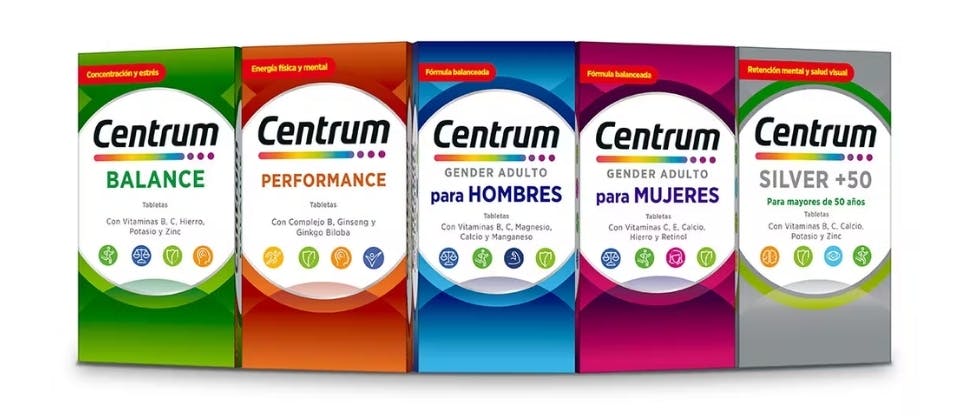 Gama de productos Centrum
