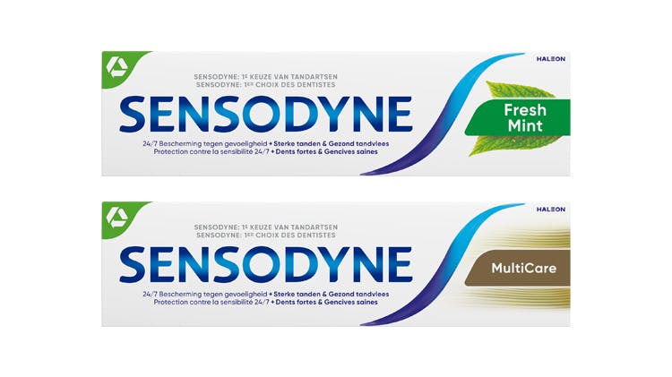 Produits Sensodyne variés