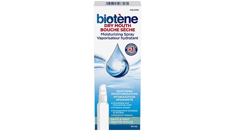 Rince-bouche hydratant Biotène pour la sécheresse buccale