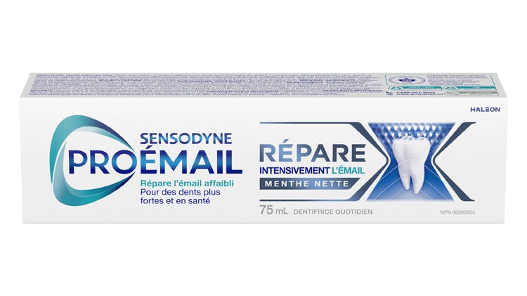 Sensodyne Pro-Émail Répare intensivement l’émail 