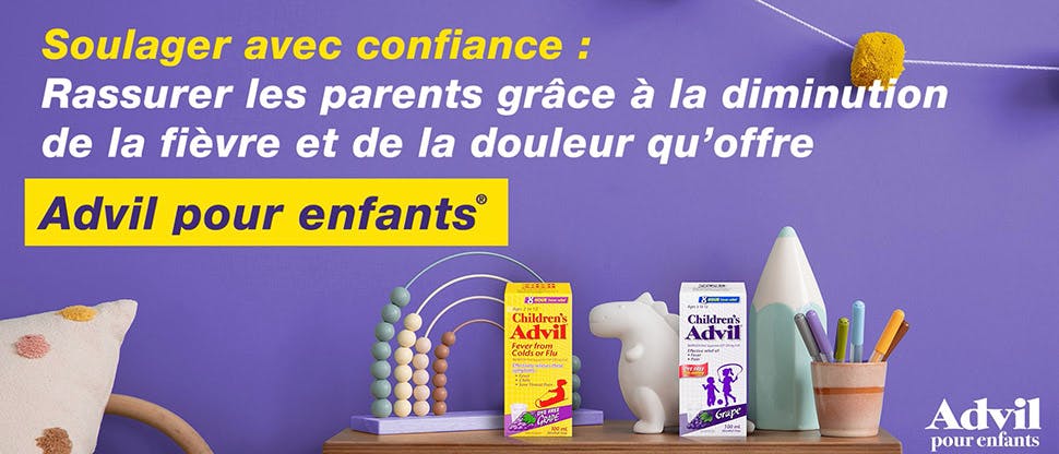 Soulager avec confiance : Rassurer les parents grâce à la diminution de la fièvre et de la douleur qu'offre Advil pour enfants 