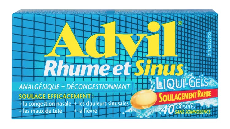 Advil Rhume et Sinus Liqui-Gels