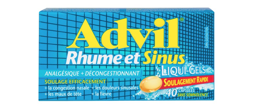 Advil Rhume et Sinus Liqui-Gels