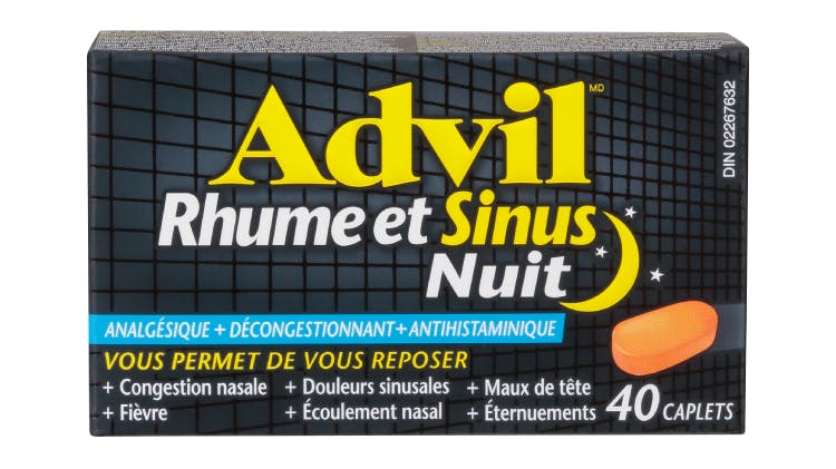 Advil Rhume et Sinus Nuit