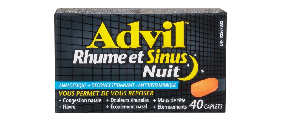 Advil Rhume et Sinus Nuit