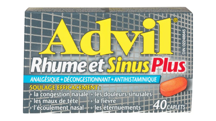 Advil Rhume et Sinus Plus