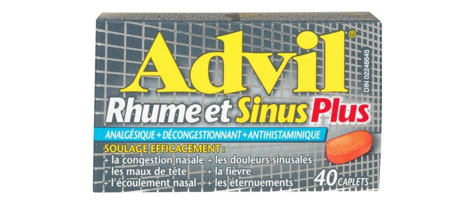 Advil Rhume et Sinus Plus