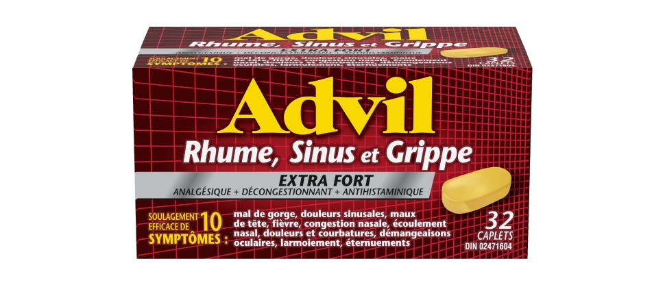Advil Rhume, Sinus et Grippe Extra Fort