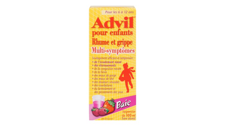 Advil pour enfants Rhume et Grippe Multi-symptômes
