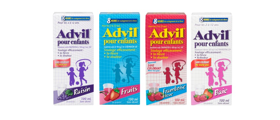 Advil pour enfants en suspension orale