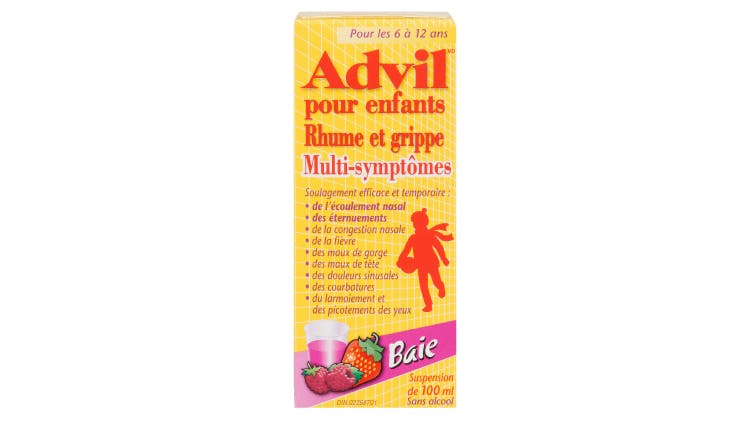 Advil pour enfants Rhume et Grippe Multi-symptômes