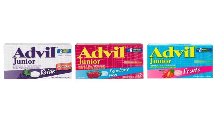 Comprimés à croquer Advil Junior