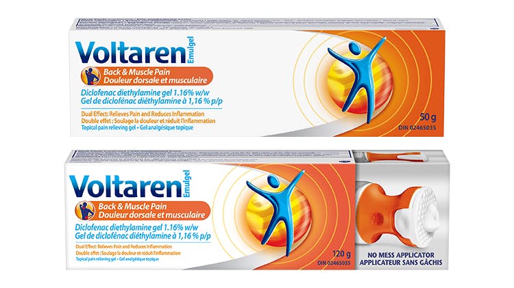 Produits Voltaren (diclofénac diéthylamine à 1,16 % p/p)