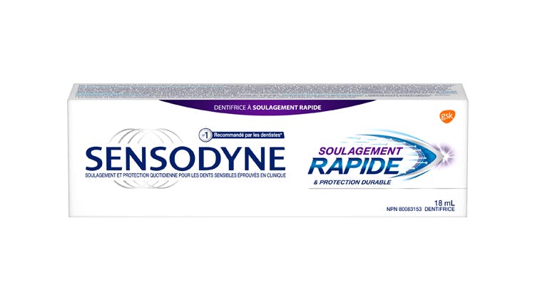 Sensodyne rapid relief packshot fra
