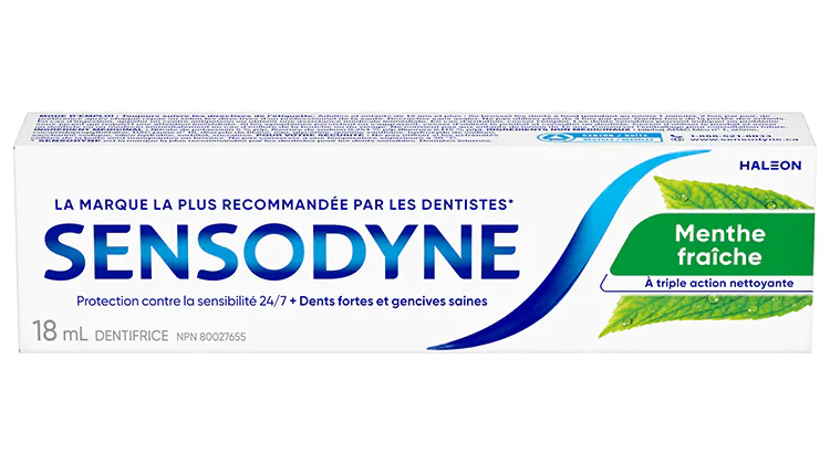Image du dentifrice SENSODYNE Menthe fraîche