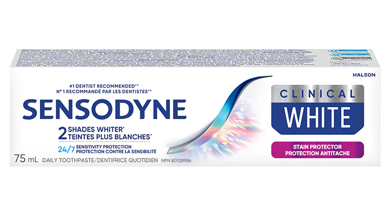 Image du dentifrice SENSODYNE Clinical White