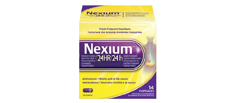 Image d’un paquet d’IPP Nexium