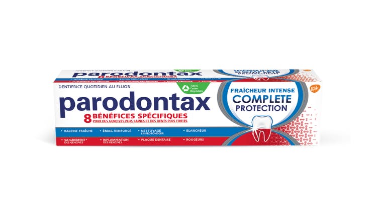 Parodontax Complete Protection au goût amélioré 