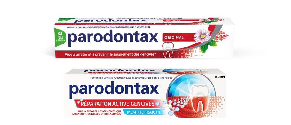 Dentifrice Parodontax pour la Santé des gencives