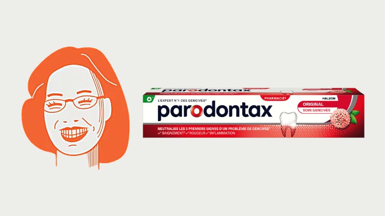 Illustration de Luci et pack du dentifrice