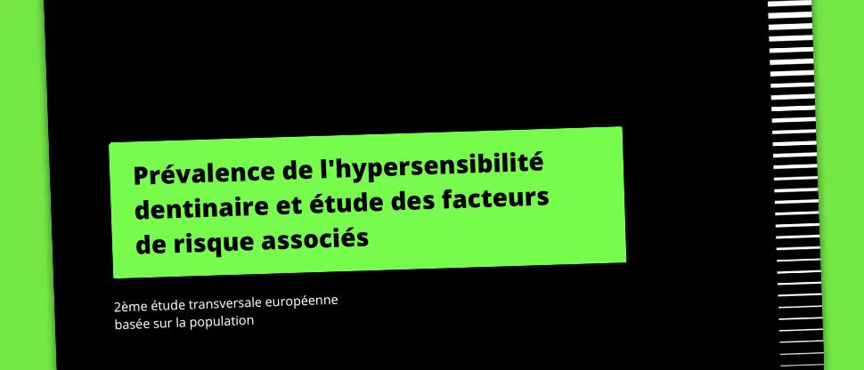 Banner with the text ‘Prevalence of dentine hypersensitivity and study of associated risk factors’