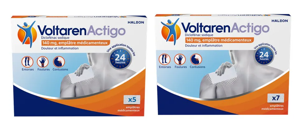 VoltarenActigo 140 mg emplâtre médicamenteux