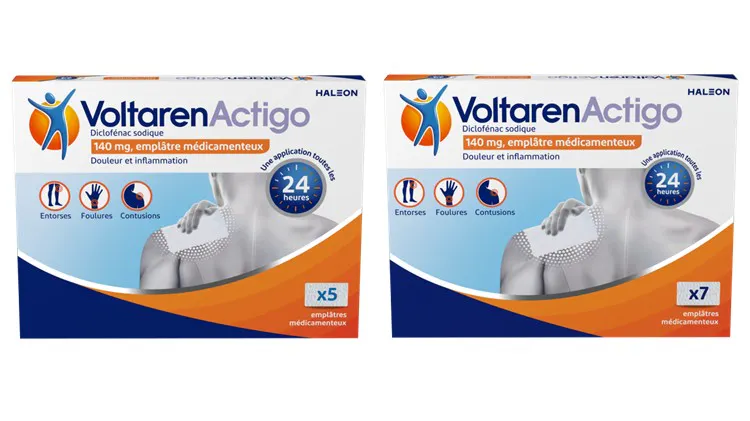 VoltarenActigo 140mg emplâtre médicamenteux  
