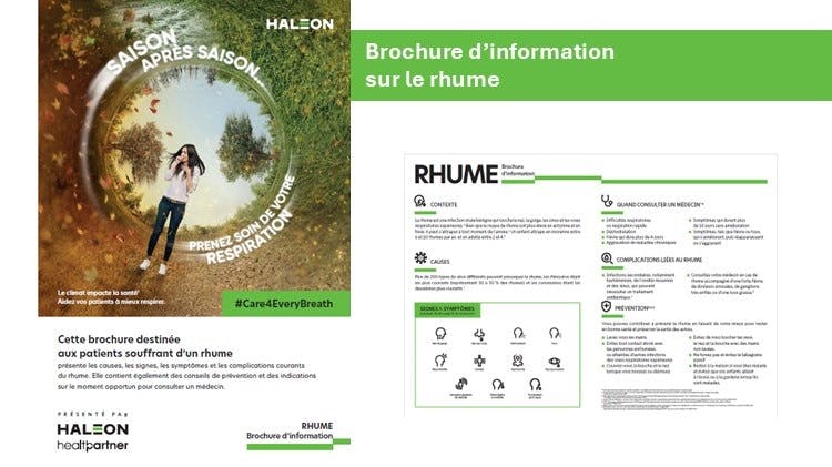 Brochure d’information sur le rhume