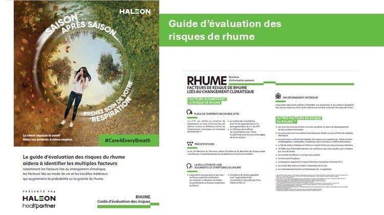 Brochure d’information sur les facteurs de risque du rhume 