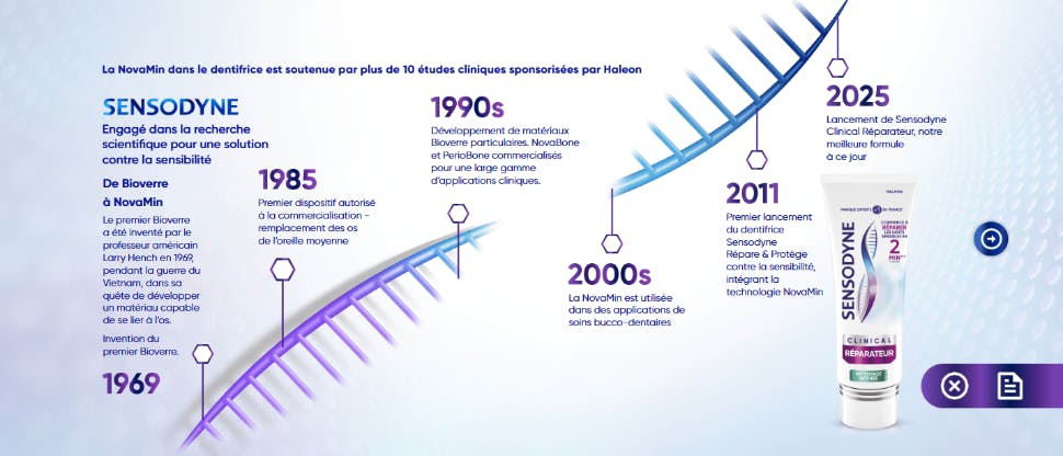 Image MEB d’une couche d’hydroxyapatite de substitution