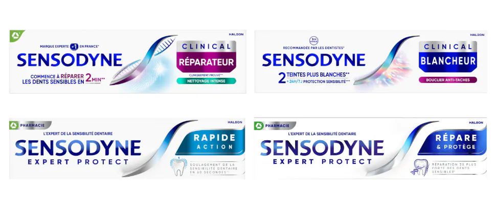 Gamme Sensodyne