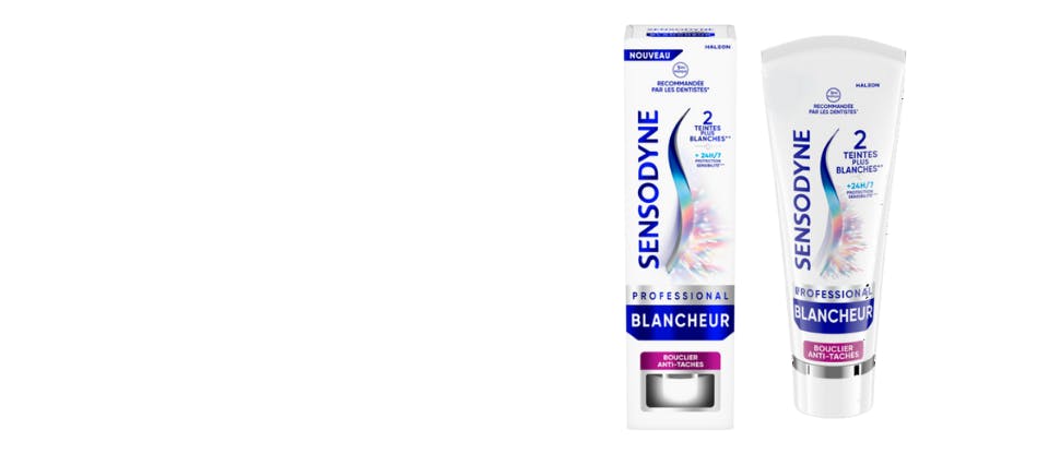 Découvrez Sensodyne Professional Blancheur