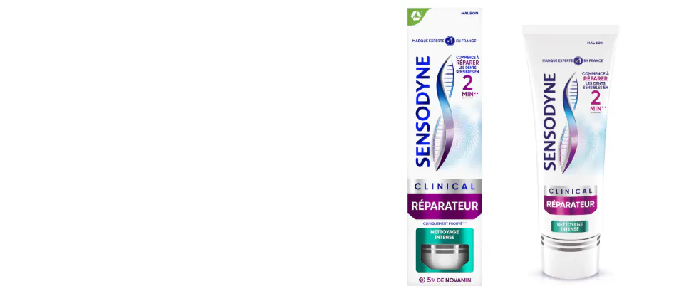 Découvrez Sensodyne Clinical Réparateur