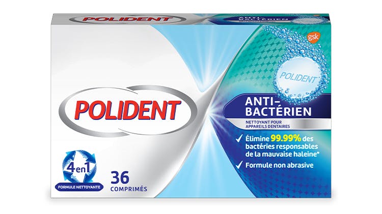 Packshot de Polident Antibactérien