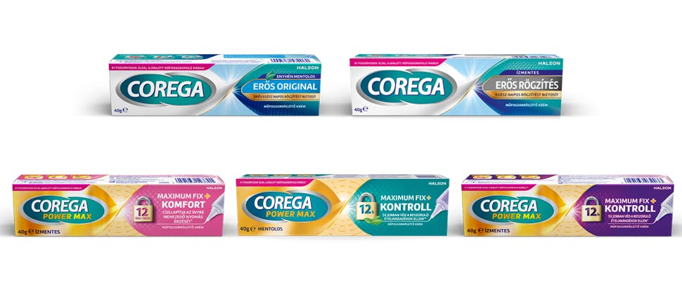 Corega ízmentes műfogsorrögzítő