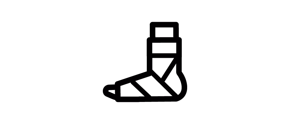 Rándulások és húzódások ikon