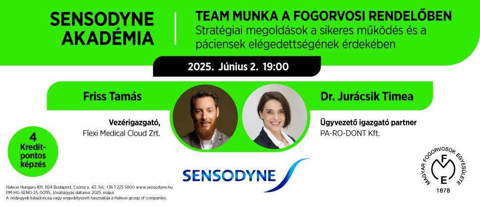 Team munka a fogorvosi rendelőben