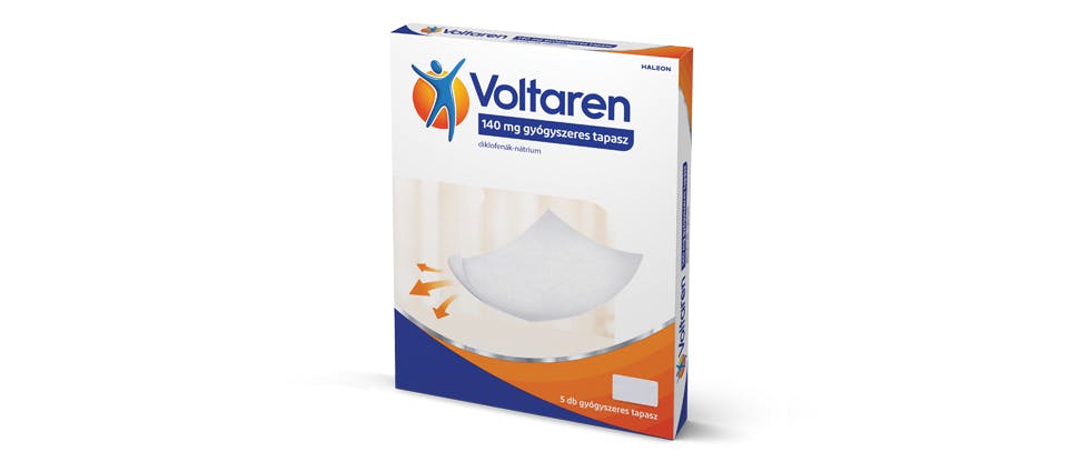 Voltaren 140 mg gyógyszeres tapasz termékfotó