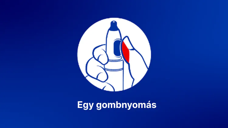 A sémás ábra azt mutatja, hogy az adagolópumpát az oldalán lévő gombbal lehet működtetni