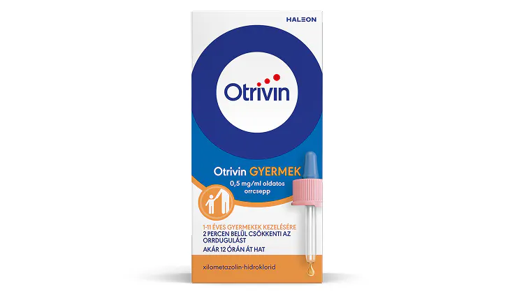 Otrivin Gyermek 0,5 mg/ml oldatos orrcsepp dobozfotó
